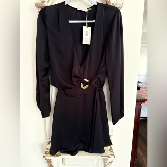 NWT Ramy Brook Mimi Embellished Black Dress size Small - Picture 2 of 5